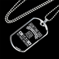 Regular Hunting Dad Necklace Stainless Steel or 18k Gold Dog Tag 24" Chain-Express Your Love Gifts