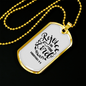Rejoice In The Lord Christian Necklace Stainless Steel or 18k Gold Dog Tag 24" Chain-Express Your Love Gifts