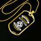 Relying On God Has To Start Christian Necklace Stainless Steel or 18k Gold Dog Tag 24" Chain-Express Your Love Gifts