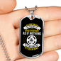 Relying On God Has To Start Christian Necklace Stainless Steel or 18k Gold Dog Tag 24" Chain-Express Your Love Gifts