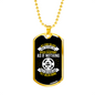 Relying On God Has To Start Christian Necklace Stainless Steel or 18k Gold Dog Tag 24" Chain-Express Your Love Gifts