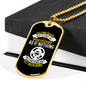 Relying On God Has To Start Christian Necklace Stainless Steel or 18k Gold Dog Tag 24" Chain-Express Your Love Gifts