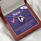 Remarkable Nurse Healthcare Medical Worker Nurse Appreciation Gift Forever Necklace w Message Card-Express Your Love Gifts