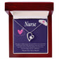 Remarkable Nurse Healthcare Medical Worker Nurse Appreciation Gift Forever Necklace w Message Card-Express Your Love Gifts