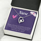 Remarkable Nurse Healthcare Medical Worker Nurse Appreciation Gift Forever Necklace w Message Card-Express Your Love Gifts