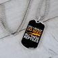 Reptile Necklace I Need These Reptiles Necklace Stainless Steel or 18k Gold Dog Tag 24" Chain-Express Your Love Gifts