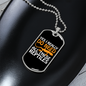 Reptile Necklace I Need These Reptiles Necklace Stainless Steel or 18k Gold Dog Tag 24" Chain-Express Your Love Gifts