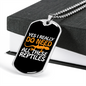 Reptile Necklace I Need These Reptiles Necklace Stainless Steel or 18k Gold Dog Tag 24" Chain-Express Your Love Gifts