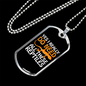 Reptile Necklace I Need These Reptiles Necklace Stainless Steel or 18k Gold Dog Tag 24" Chain-Express Your Love Gifts