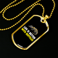 Reptile Necklace Life Is Better With Reptiles Necklace Stainless Steel or 18k Gold Dog Tag 24" Chain-Express Your Love Gifts