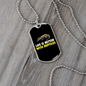 Reptile Necklace Life Is Better With Reptiles Necklace Stainless Steel or 18k Gold Dog Tag 24" Chain-Express Your Love Gifts