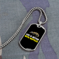 Reptile Necklace Life Is Better With Reptiles Necklace Stainless Steel or 18k Gold Dog Tag 24" Chain-Express Your Love Gifts