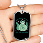 Reptile Necklace Need All The Reptiles Necklace Stainless Steel or 18k Gold Dog Tag 24" Chain-Express Your Love Gifts