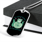 Reptile Necklace Need All The Reptiles Necklace Stainless Steel or 18k Gold Dog Tag 24" Chain-Express Your Love Gifts