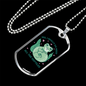 Reptile Necklace Need All The Reptiles Necklace Stainless Steel or 18k Gold Dog Tag 24" Chain-Express Your Love Gifts