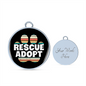 Rescue Adopt Paw Cat Bracelet Stainless Steel or 18k Gold Circle Bangle-Express Your Love Gifts