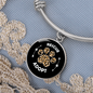 Rescue And Adopt Cat Bracelet Stainless Steel or 18k Gold Circle Bangle-Express Your Love Gifts