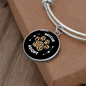 Rescue And Adopt Cat Bracelet Stainless Steel or 18k Gold Circle Bangle-Express Your Love Gifts