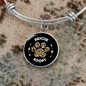 Rescue And Adopt Cat Bracelet Stainless Steel or 18k Gold Circle Bangle-Express Your Love Gifts