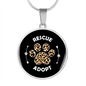 Rescue And Adopt Cat Circle Necklace Stainless Steel or 18k Gold 18-22"-Express Your Love Gifts