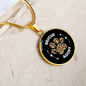 Rescue And Adopt Cat Circle Necklace Stainless Steel or 18k Gold 18-22"-Express Your Love Gifts