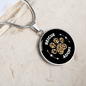 Rescue And Adopt Cat Circle Necklace Stainless Steel or 18k Gold 18-22"-Express Your Love Gifts