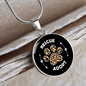 Rescue And Adopt Cat Circle Necklace Stainless Steel or 18k Gold 18-22"-Express Your Love Gifts