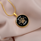 Rescue And Adopt Cat Circle Necklace Stainless Steel or 18k Gold 18-22"-Express Your Love Gifts