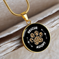 Rescue And Adopt Cat Circle Necklace Stainless Steel or 18k Gold 18-22"-Express Your Love Gifts