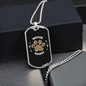 Rescue And Adopt Pets Necklace Stainless Steel or 18k Gold Dog Tag 24" Chain-Express Your Love Gifts