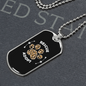 Rescue And Adopt Pets Necklace Stainless Steel or 18k Gold Dog Tag 24" Chain-Express Your Love Gifts