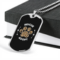 Rescue And Adopt Pets Necklace Stainless Steel or 18k Gold Dog Tag 24" Chain-Express Your Love Gifts
