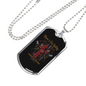 Rescue And Fire Fighting Firefighter Gift Stainless Steel or 18k Gold Dog Tag 24" Chain-Express Your Love Gifts