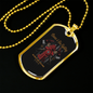 Rescue And Fire Fighting Firefighter Gift Stainless Steel or 18k Gold Dog Tag 24" Chain-Express Your Love Gifts
