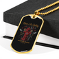 Rescue And Fire Fighting Firefighter Gift Stainless Steel or 18k Gold Dog Tag 24" Chain-Express Your Love Gifts