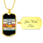 Rescue Cat Better Life Necklace Stainless Steel or 18k Gold Dog Tag 24-Express Your Love Gifts