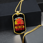 Rescue Love Necklace Stainless Steel or 18k Gold Dog Tag 24" Chain-Express Your Love Gifts