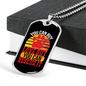 Rescue Love Necklace Stainless Steel or 18k Gold Dog Tag 24" Chain-Express Your Love Gifts
