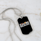 Rescue Necklace Stainless Steel or 18k Gold Dog Tag 24" Chain-Express Your Love Gifts