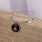 Rescued Is My Favorite Cat Bracelet Stainless Steel or 18k Gold Circle Bangle-Express Your Love Gifts