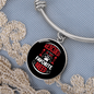 Rescued Is My Favorite Cat Bracelet Stainless Steel or 18k Gold Circle Bangle-Express Your Love Gifts