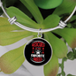 Rescued Is My Favorite Cat Bracelet Stainless Steel or 18k Gold Circle Bangle-Express Your Love Gifts