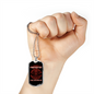 Retired And Survived Firefighter Gift Stainless Steel or 18k Gold Dog Tag 24" Chain-Express Your Love Gifts