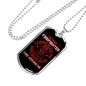 Retired And Survived Firefighter Gift Stainless Steel or 18k Gold Dog Tag 24" Chain-Express Your Love Gifts