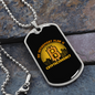 Retirement Plan is Cryptocurrency Crypto Necklace Stainless Steel or 18k Gold Dog Tag 24-Express Your Love Gifts