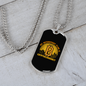 Retirement Plan is Cryptocurrency Crypto Necklace Stainless Steel or 18k Gold Dog Tag 24-Express Your Love Gifts