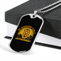 Retirement Plan is Cryptocurrency Crypto Necklace Stainless Steel or 18k Gold Dog Tag 24-Express Your Love Gifts