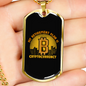 Retirement Plan is Cryptocurrency Crypto Necklace Stainless Steel or 18k Gold Dog Tag 24-Express Your Love Gifts