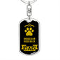 Rhodesian Ridgeback Keychain Stainless Steel or 18k Gold-Express Your Love Gifts
