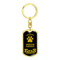 Rhodesian Ridgeback Keychain Stainless Steel or 18k Gold-Express Your Love Gifts